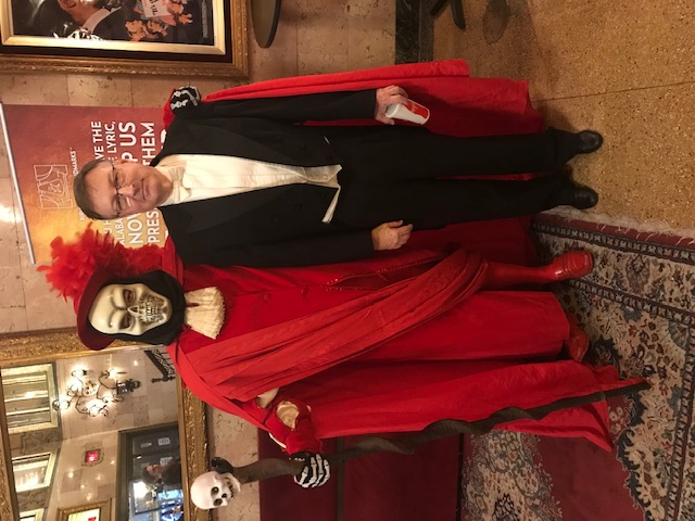 Organist Tom Helms and Red Death (K. Lewis)