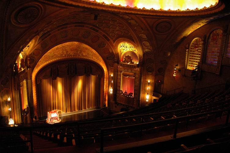 View from the Alabama Theatre's upper left balcony.